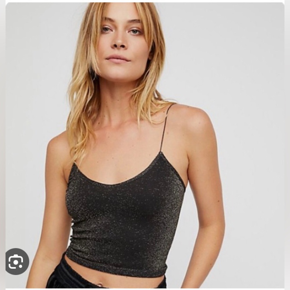 Free People skinny strap seamless brami top
